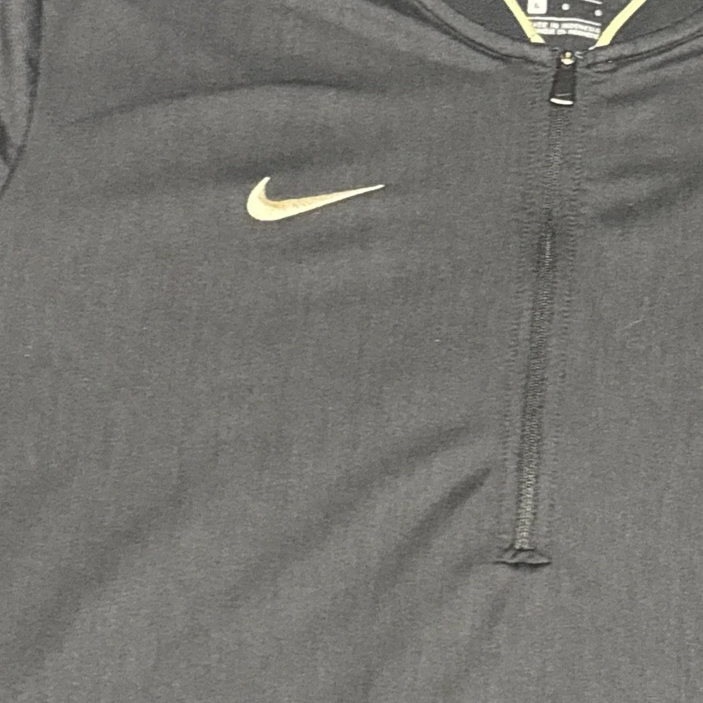 Nike Baylor University Bears Baseball 1/4 Zip Pullover Men's Size L Dri Fit EUC